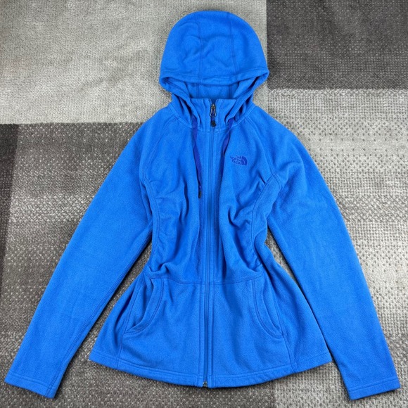 The North Face Jackets & Blazers - The North Face Womens TKA 100 Fleece Full Zip Hoodie Blue Size Medium